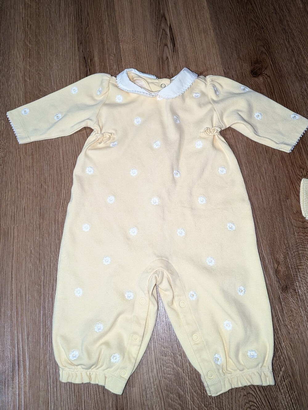 Vintage Gymboree Daisy Cow Yellow Outfit Set 3-6 Months - Picture 3 of 10